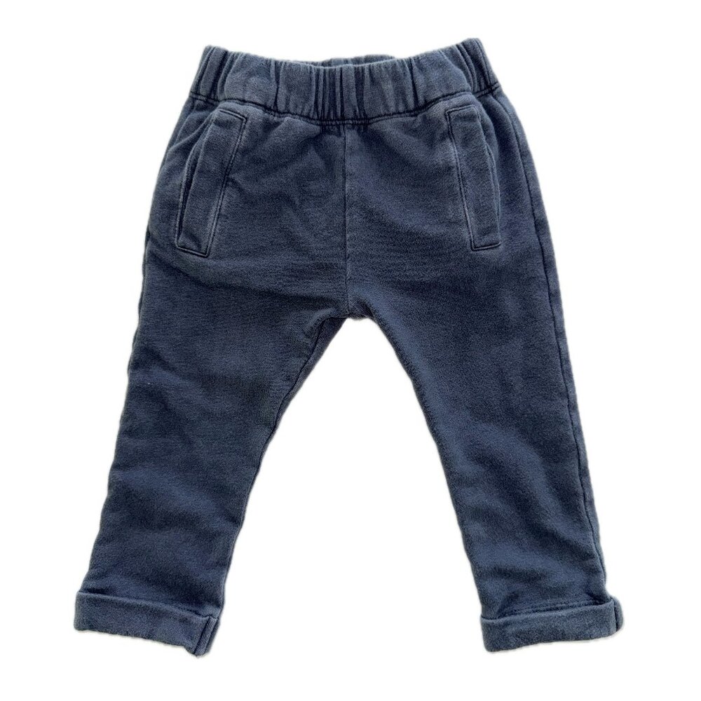 Vild House of Little Organic Cotton Navy Trousers, 6 - 12 months